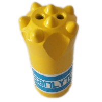 high performance 32mm, 34mm,36mm,38mm - 7 / 11 / 12 degree tapered rock drill button bit with 7 carbide